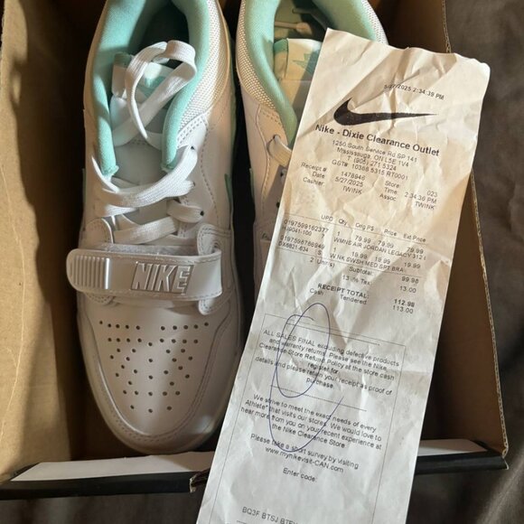 Nike Air Jordan Legacy 312 Low White Teal | Size 7 - Picture 3 of 3